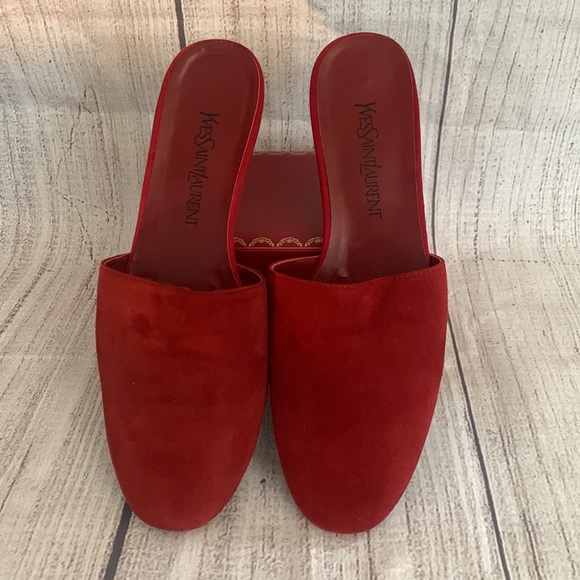 ‼️Flash SALE‼️Yves Saint Laurent Suede flats - Picture 3 of 5